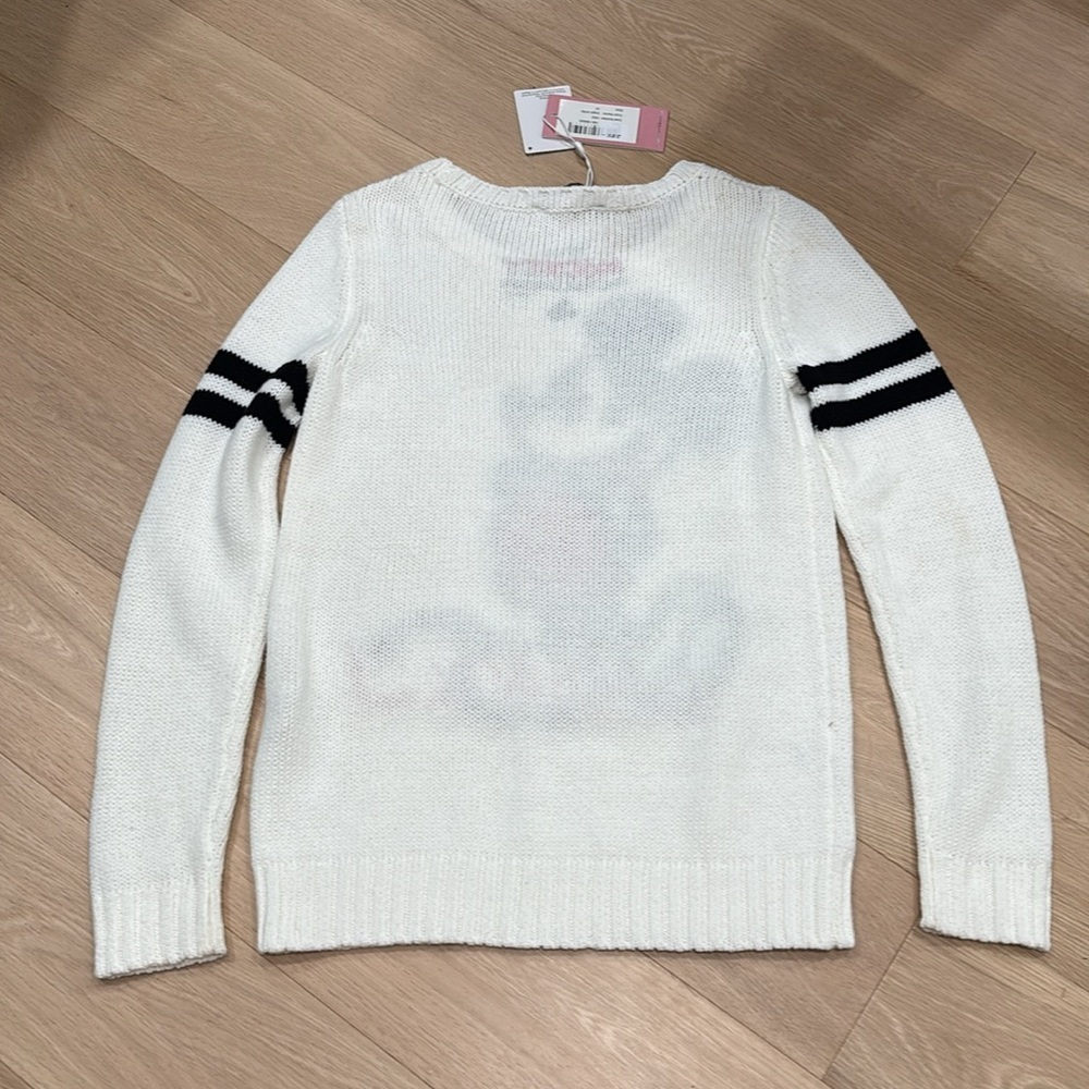 NWT PRINCESS GOES HOLLYWOOD (4) Mickey Mouse Sweater Disney Cotton Blend *FLAW - Picture 13 of 16